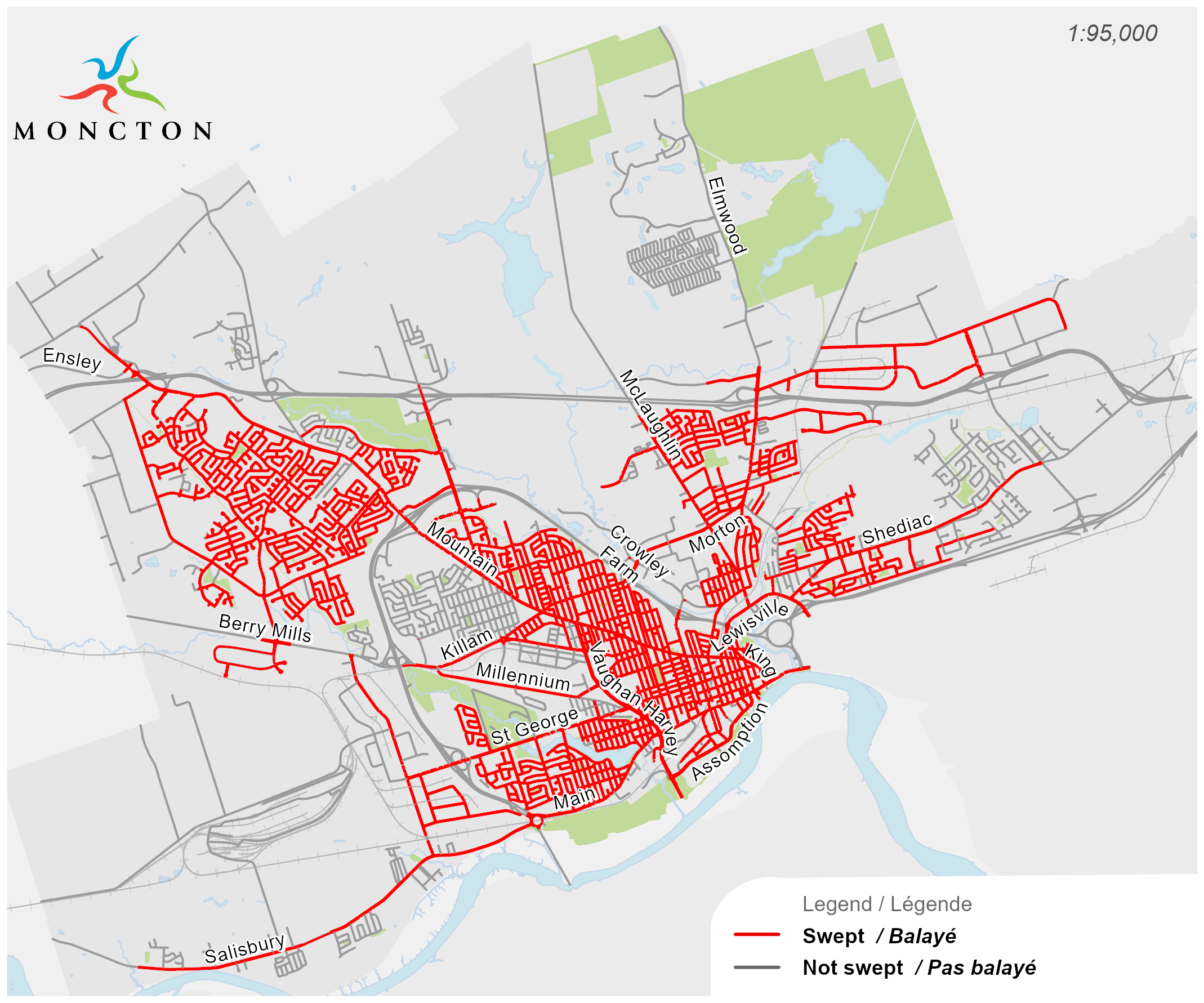 Street Sweeping City of Moncton