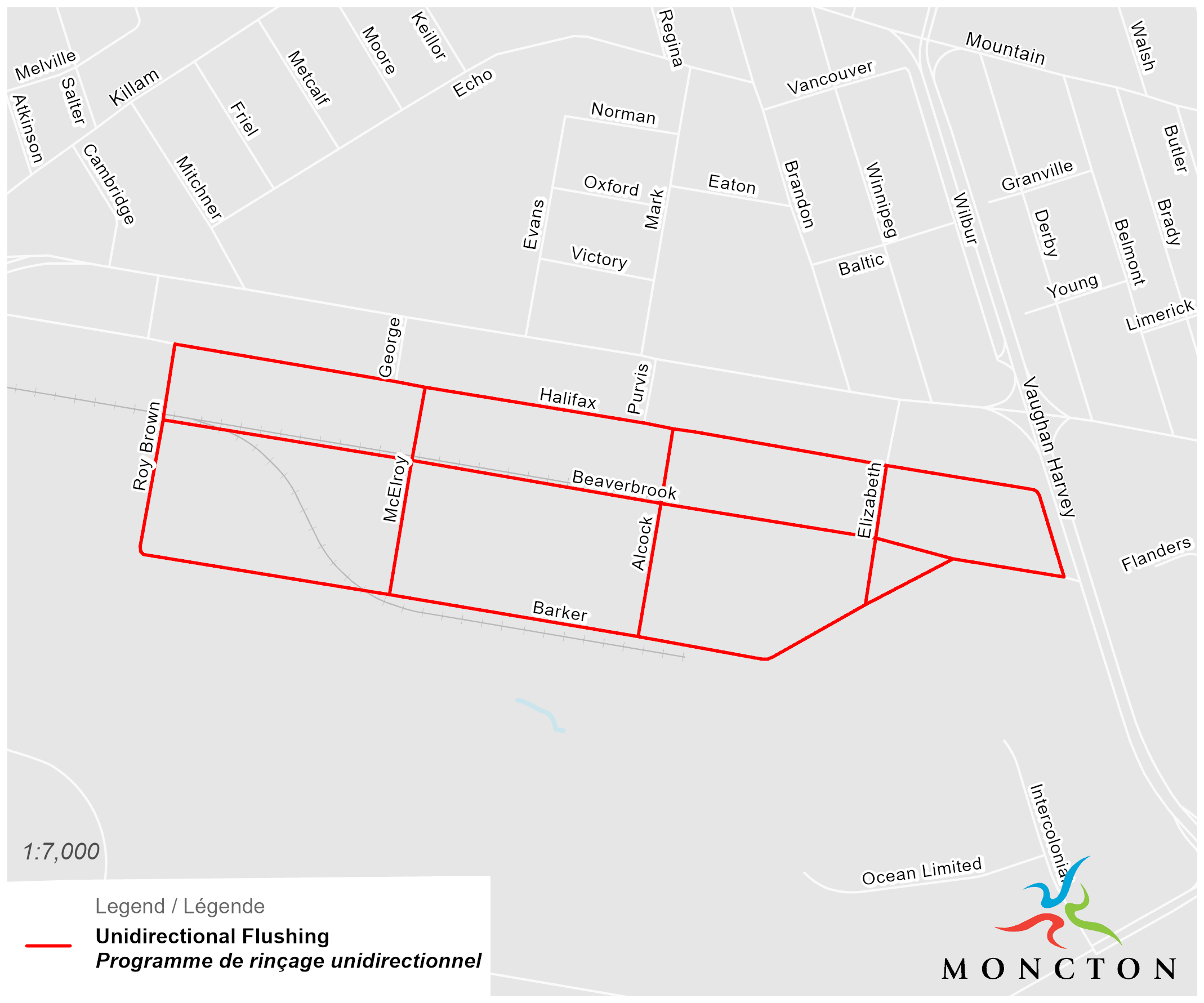 Watermain Flushing Map