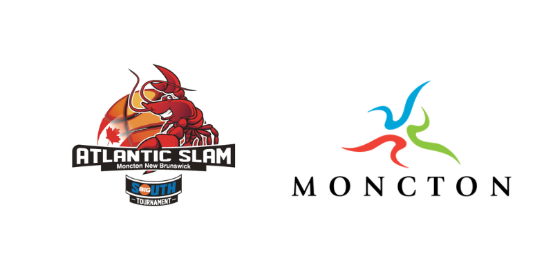 Atlantic Slam and City of Moncton logos