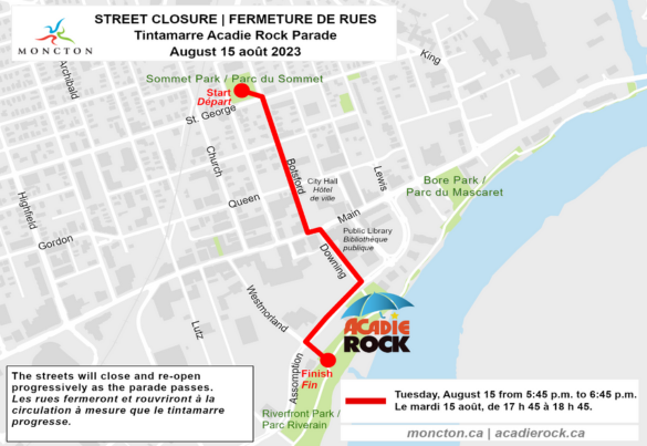 MAP - Tintamarre Street Closure