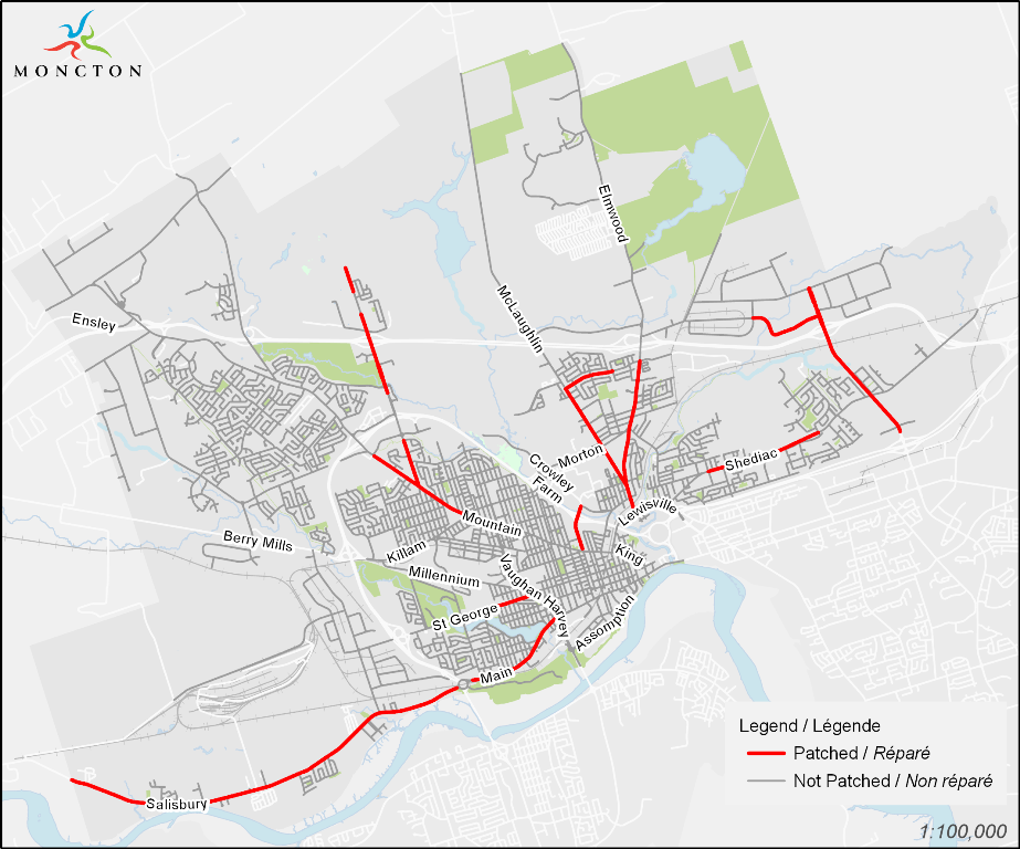 Road patching - May 6
