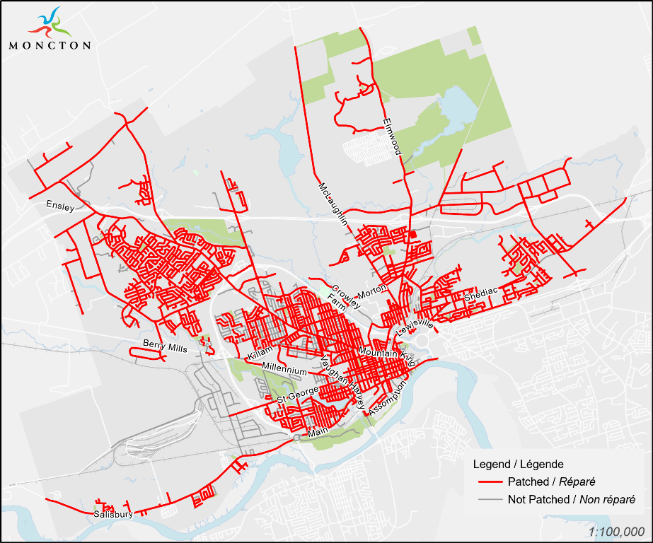 Road patching - September 9