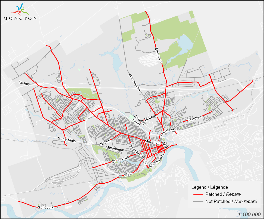 Road patching - May 31