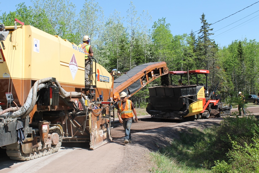 Road recycling