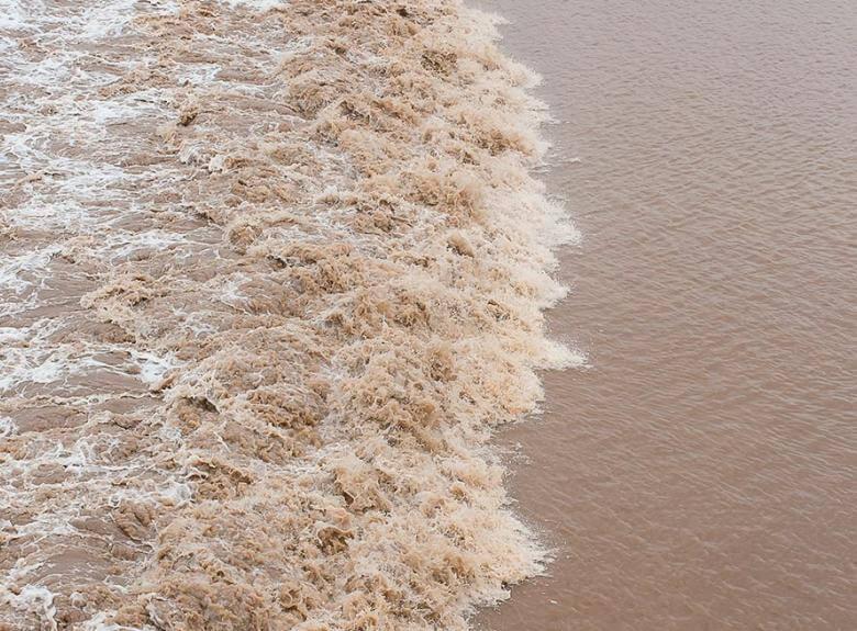 City of Moncton Tidal Bore, Riverfront Park, Petitcodiac River