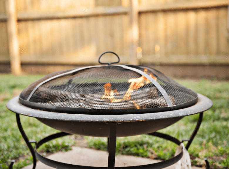 Covered Fire Pit