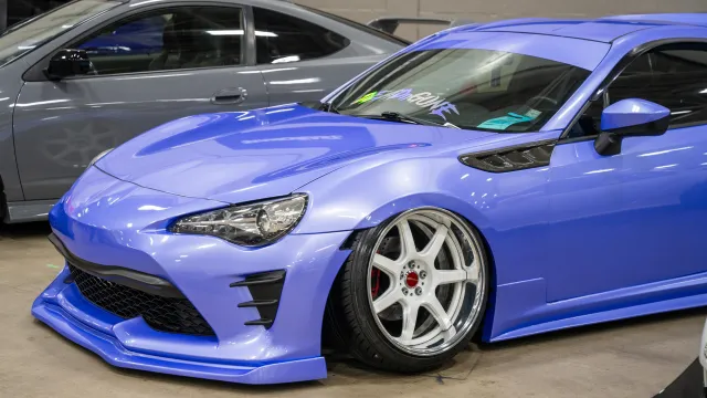Car on display at StanceEast Summer Slam Jam