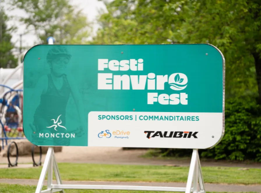 Picture of portable sign 