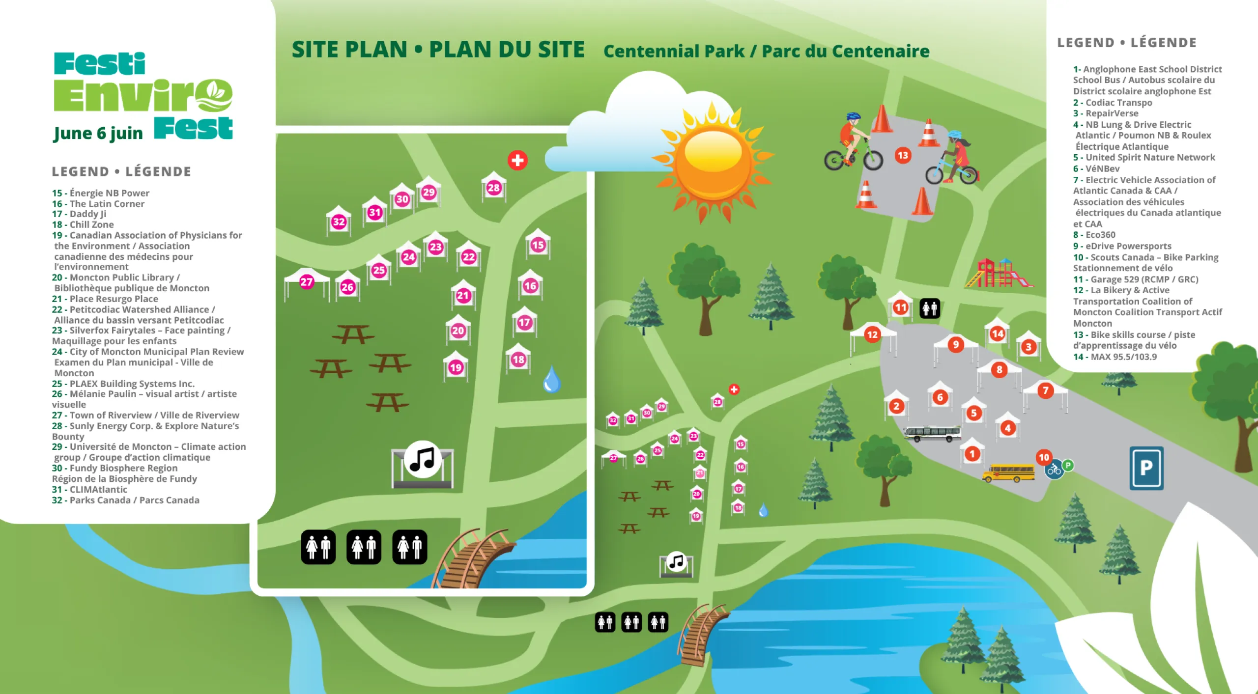 EnviroFest site plan