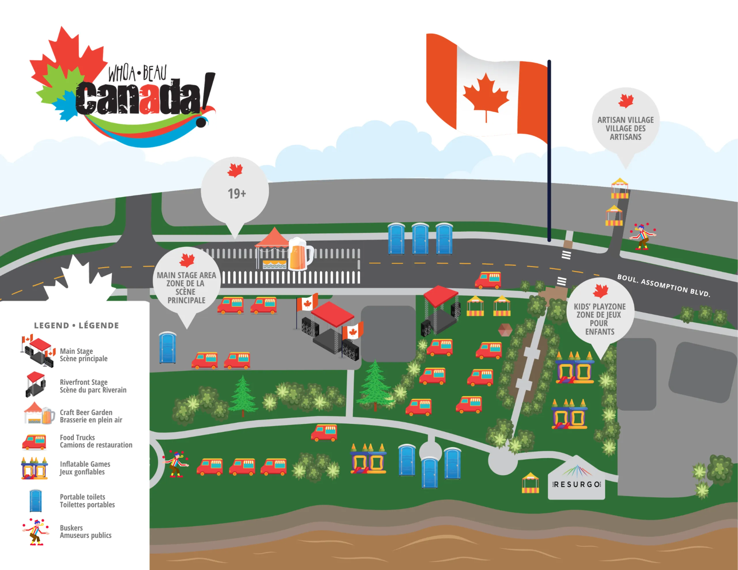 Whoa Canada 2026 Site Plan